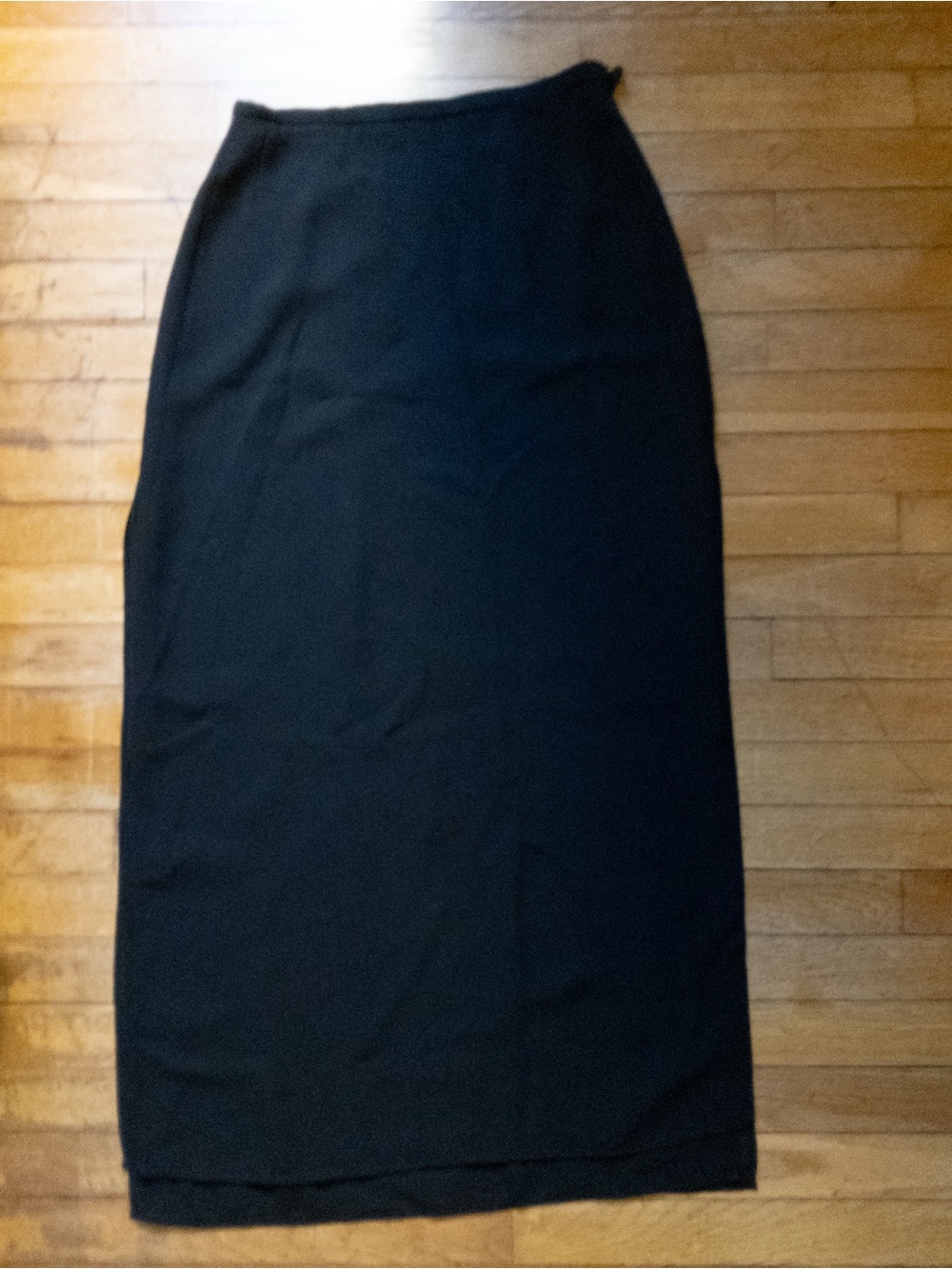 JS Collections Black Maxi Pencil Skirt